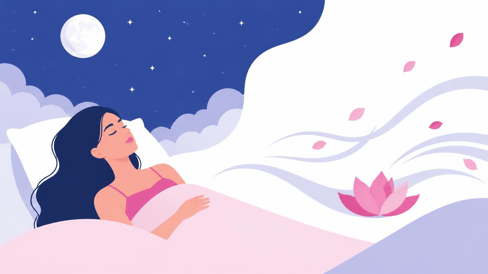 Illustration ménopause et sommeil